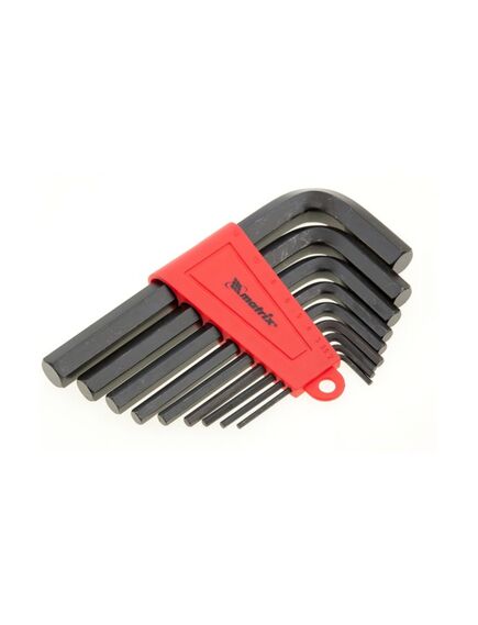 Набор ключей имбусовых 2,0-12 мм HEX 9 шт оксид MATRIX 11222, фото , изображение 2 - Метэкс