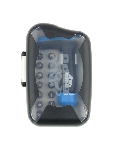 Отвертка Т-образная реверсивная с набором бит 15 шт БАРС 13311, фото , изображение 3 - Метэкс