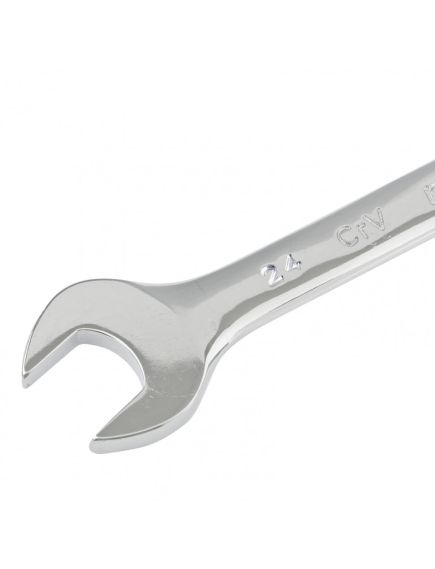 Ключ комбинированный 24 мм полированный хром MATRIX 15169, фото , изображение 2 - Метэкс