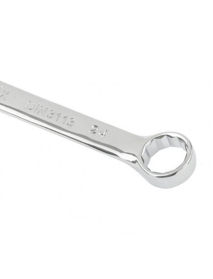 Ключ комбинированный 24 мм полированный хром MATRIX 15169, фото , изображение 3 - Метэкс