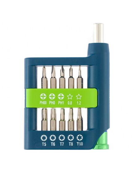 Отвертка для точных работ с набором бит 21 предмет СИБРТЕХ 13334, фото , изображение 3 - Метэкс