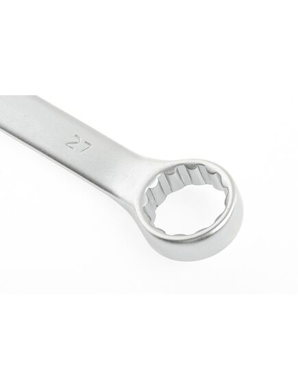 Ключ комбинированный 27 мм матовый хром STELS 15218, фото , изображение 3 - Метэкс