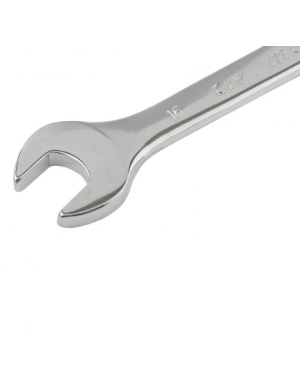 Ключ комбинированный 16 мм полированный хром MATRIX 15160, фото , изображение 2 - Метэкс