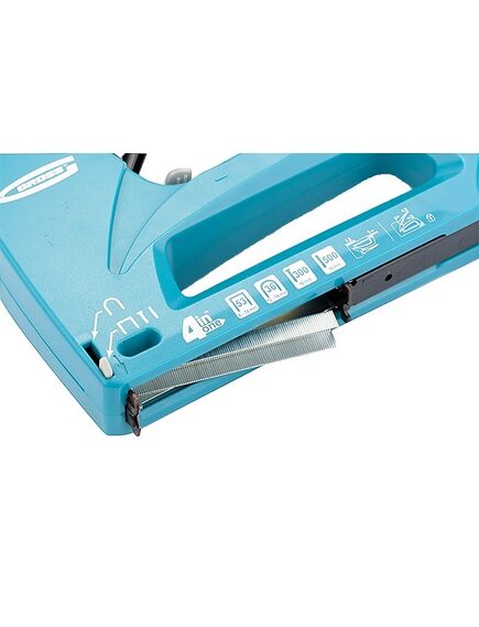 Степлер мебельный 8-14 мм тип скобы 53, 36, 300, 500 пластик 4 функции GROSS 41005, фото , изображение 3 - Метэкс