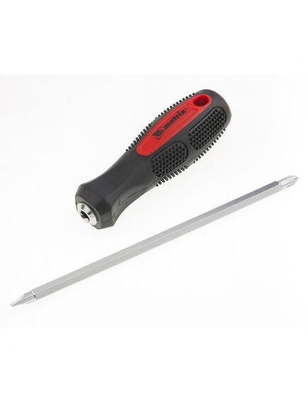 Отвертка SL6/PH2 мм комбинированная антискользящая 2 компонентная рукоятка MATRIX 12290, фото , изображение 2 - Метэкс