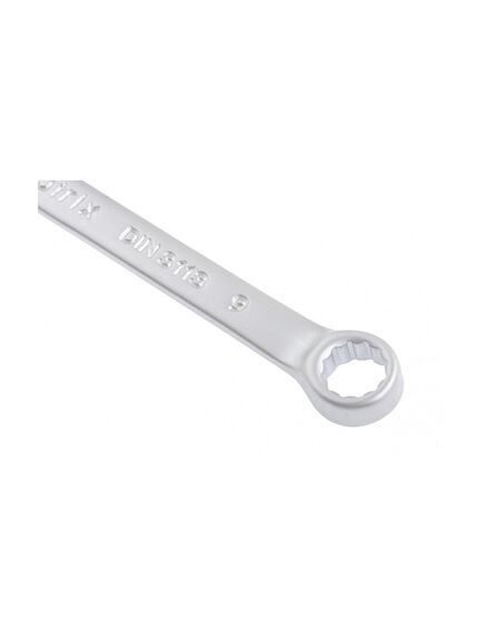 Ключ комбинированный 9 мм полированный хром MATRIX 15153, фото , изображение 2 - Метэкс