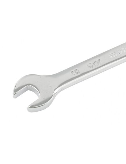 Ключ комбинированный 10 мм полированный хром MATRIX 15154, фото , изображение 2 - Метэкс