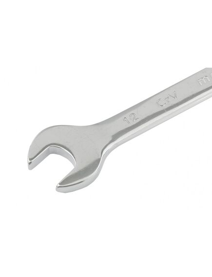 Ключ комбинированный 12 мм полированный хром MATRIX 15156, фото , изображение 2 - Метэкс