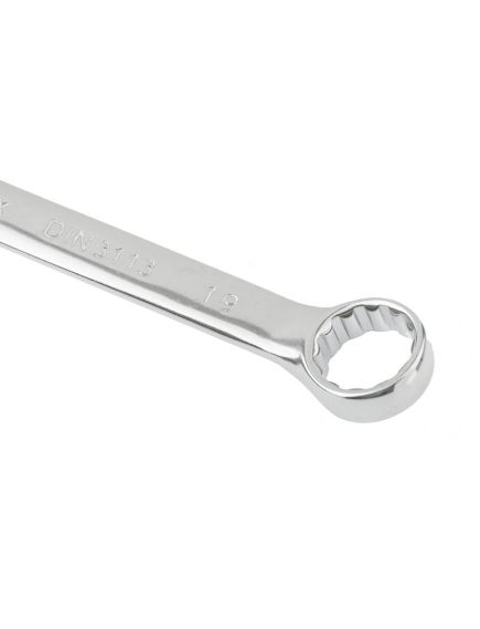 Ключ комбинированный 19 мм полированный хром MATRIX 15163, фото , изображение 3 - Метэкс