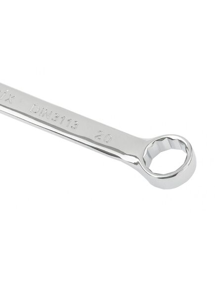 Ключ комбинированный 20 мм полированный хром MATRIX 15164, фото , изображение 2 - Метэкс