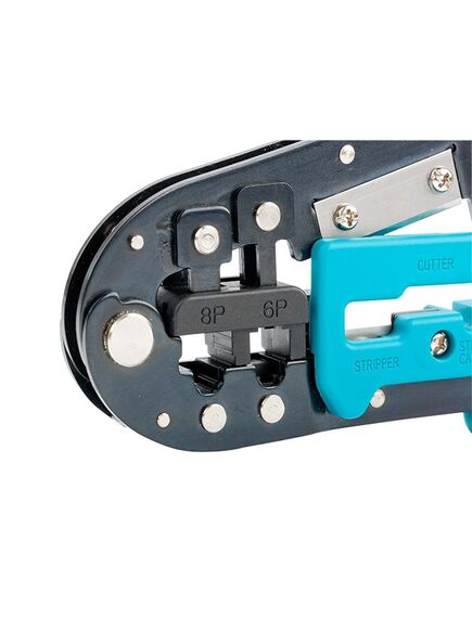 Кримпер для обжима телефонных и компьютерных клемм GROSS 17719, фото , изображение 3 - Метэкс