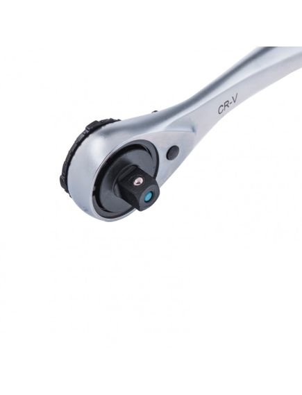 Ключ трещоточный 3/8" 195 мм 120 зубьев GROSS 14136, фото , изображение 4 - Метэкс