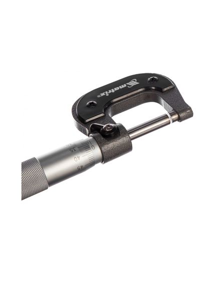 Микрометр механический 0-25 мм MATRIX 317255, фото , изображение 3 - Метэкс