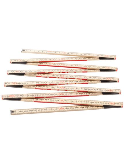 Метр складной деревянный 2 м ЗУБР 3424-2_z01, фото , изображение 2 - Метэкс