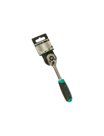 Ключ трещоточный 1/4" 145 мм 72 зуба с быстрым сбросом STELS 14025, фото , изображение 2 - Метэкс