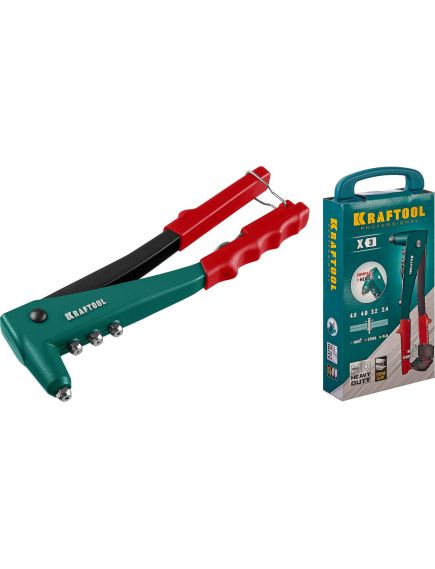 Заклепочник литой в кейсе NX-3 KRAFTOOL 31170, фото , изображение 5 - Метэкс