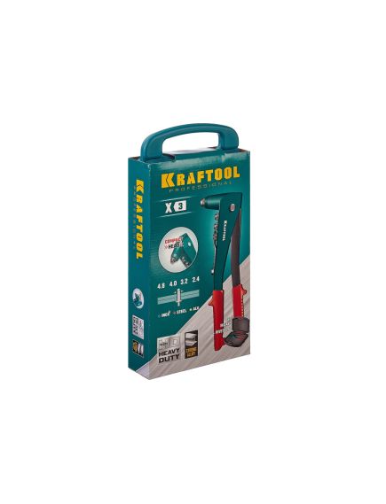 Заклепочник литой в кейсе NX-3 KRAFTOOL 31170, фото , изображение 6 - Метэкс