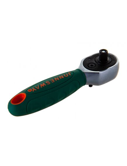 Ключ трещоточный 1/4" 110 мм 36 зубьев короткий JONNESWAY R2902B, фото , изображение 3 - Метэкс