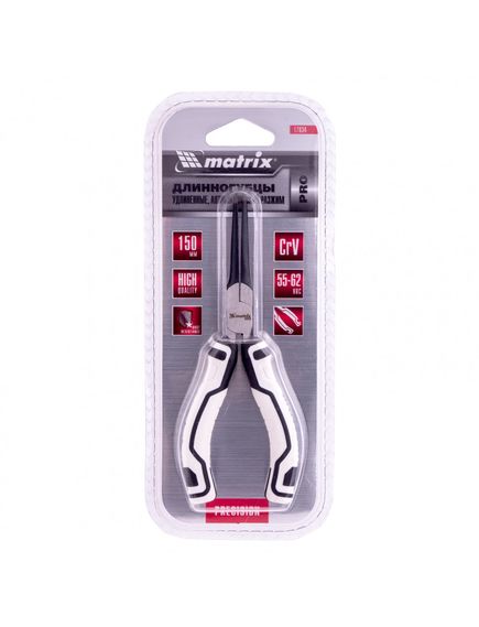 Длинногубцы 150 мм Mini удлиненные авторазжим MATRIX 17834, фото , изображение 4 - Метэкс