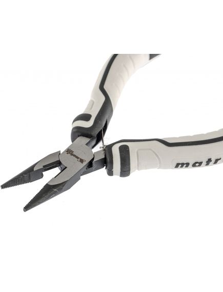 Длинногубцы 125 мм Mini прямые авторазжим MATRIX 17830, фото , изображение 3 - Метэкс