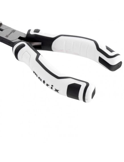 Длинногубцы 125 мм Mini прямые авторазжим MATRIX 17830, фото , изображение 4 - Метэкс
