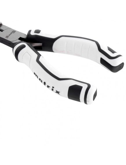 Длинногубцы 125 мм Mini изогнутые авторазжим MATRIX 17831, фото , изображение 4 - Метэкс