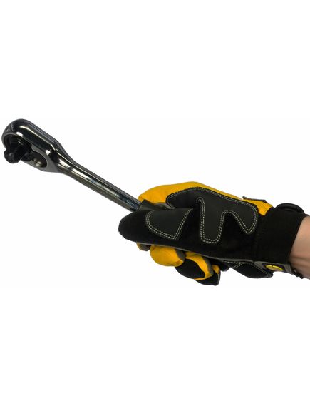 Ключ трещоточный 1/2" 250 мм 60 зубьев обрезиненая рукоятка SATA S13972, фото , изображение 6 - Метэкс