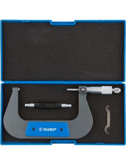 Микрометр механический 100-125 мм МК-125 ЗУБР 34480-125_z01, фото , изображение 2 - Метэкс