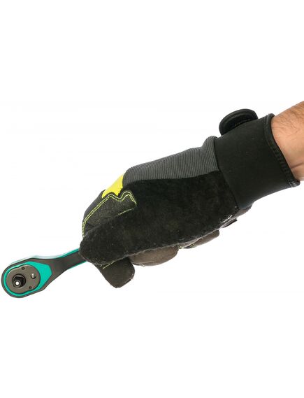 Ключ трещоточный 1/4" 150 мм 72 зуба с быстрым сбросом STELS 14028, фото , изображение 3 - Метэкс