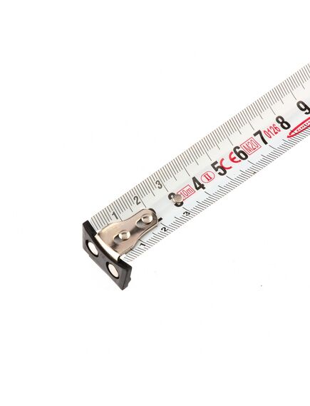 Рулетка 10 м х 25 мм "Ergonomisch"  магнитный обрезиненный зацеп GROSS 31105, фото , изображение 2 - Метэкс