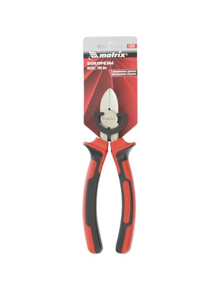 Бокорезы 200 мм Nickel никелированные двухкомпонентные рукоятки MATRIX 17524, фото , изображение 3 - Метэкс
