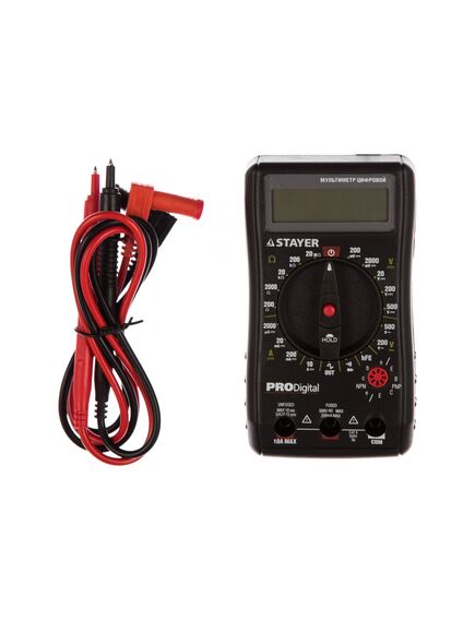 Мультиметр PRODigital STAYER 45310, фото , изображение 2 - Метэкс