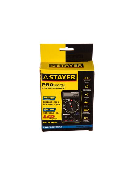 Мультиметр PRODigital STAYER 45310, фото , изображение 4 - Метэкс