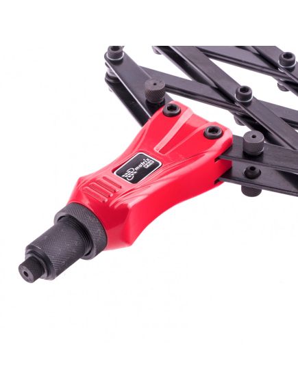 Заклепочник 810 мм "Гармошка", усиленный, заклепки 2,4-3,2-4,0-4,8-6,4 мм MATRIX 40548, фото , изображение 2 - Метэкс