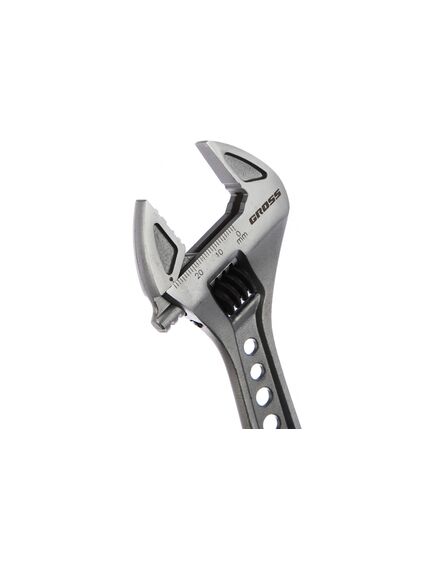 Ключ разводной 200 мм GROSS 15561, фото , изображение 2 - Метэкс