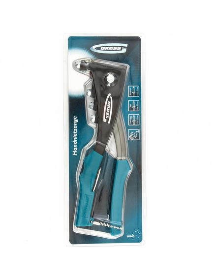 Заклёпочник литой усиленный 2,4-4,8 мм GROSS 40403, фото , изображение 4 - Метэкс