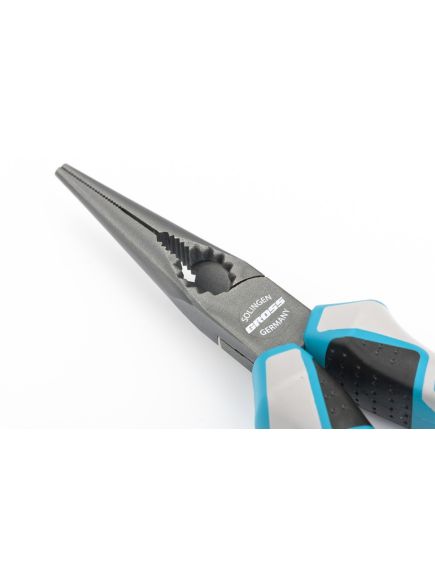 Длинногубцы 170 мм прямые трехкомпонентные рукоятки GROSS 17170, фото , изображение 4 - Метэкс