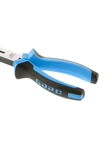 Длинногубцы 200 мм прямые хром-ванадий двухкомпонентные рукоятки БАРС 17196, фото , изображение 2 - Метэкс