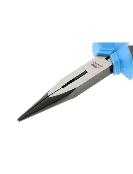 Длинногубцы 200 мм прямые хром-ванадий двухкомпонентные рукоятки БАРС 17196, фото , изображение 3 - Метэкс