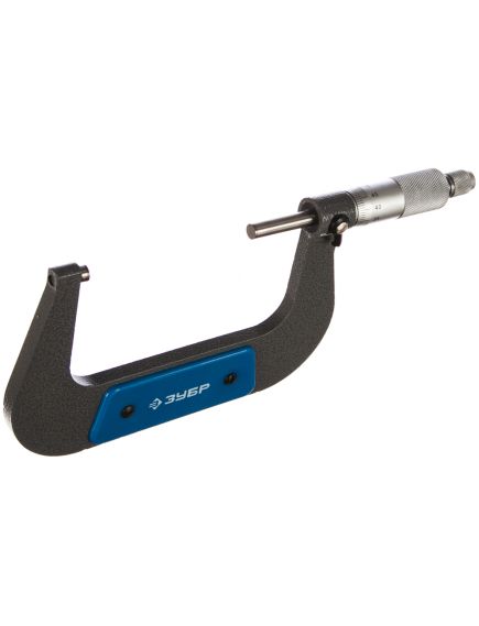 Микрометр механический 75-100 мм МК-100 ЗУБР 34480-100_z01, фото , изображение 2 - Метэкс