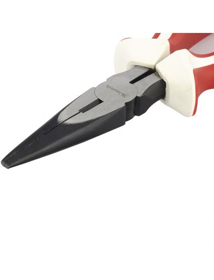 Длинногубцы 180 мм прямые Premium трехкомпонентные рукоятки MATRIX 17186, фото , изображение 2 - Метэкс