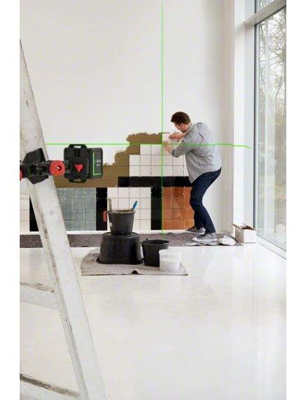 Уровень лазерный (дальн. 12 м, погрешн. 0,8 мм/м, класс 2) Quigo Green BOSCH 0603663C00, фото , изображение 2 - Метэкс