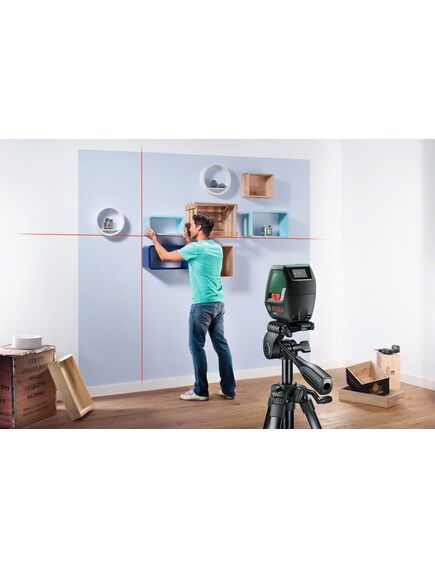 Уровень лазерный (дальн. 10 м, погрешн. 0,5 мм/м, класс 2) PLL2  BOSCH 0603663420, фото , изображение 4 - Метэкс