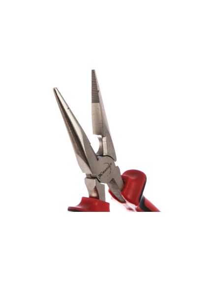 Длинногубцы 180 мм прямые Nickel никелированные двухкомпонентные рукоятки MATRIX 17166, фото , изображение 6 - Метэкс