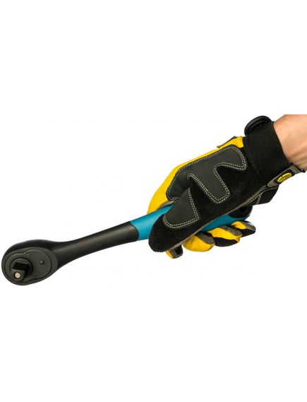 Ключ трещоточный 1/2" 260 мм 72 зуба с быстрым сбросом COMFORT GROSS 14082, фото , изображение 2 - Метэкс