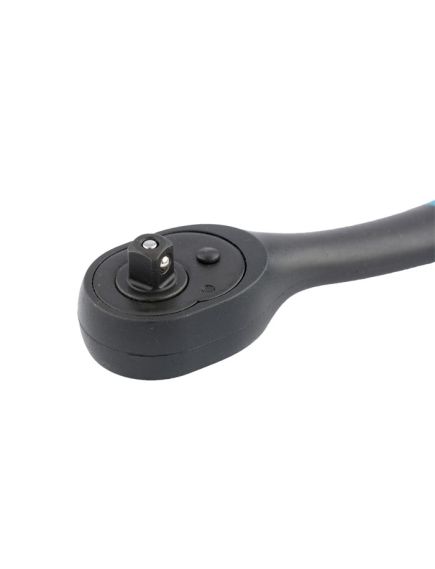 Ключ трещоточный 1/4" 148 мм 72 зуба с быстрым сбросом  COMFORT GROSS 14086, фото , изображение 4 - Метэкс