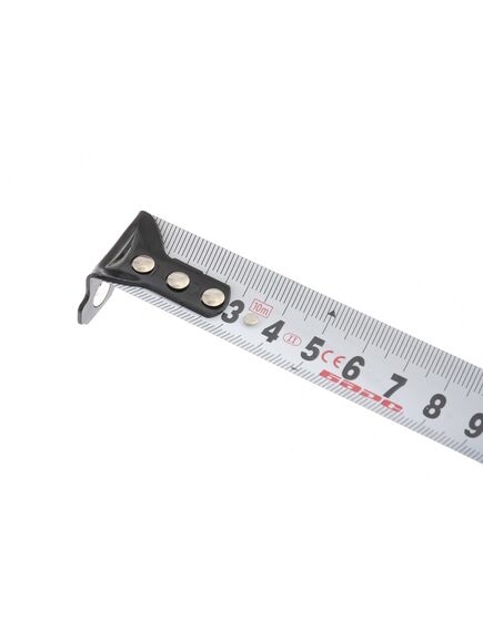 Рулетка 10 м х 25 мм Вектор утолщенное полотно магнитный зацеп обрезиненный корпус БАРС 32544, фото , изображение 2 - Метэкс