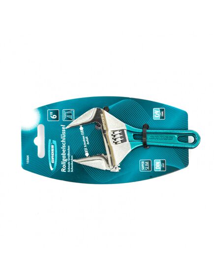 Ключ разводной 120 мм укороченная ручка GROSS 15564, фото , изображение 3 - Метэкс