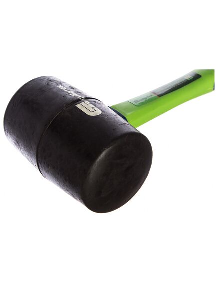Киянка резиновая 680 г черная резина фибергласовая рукоятка СИБРТЕХ 11165, фото , изображение 2 - Метэкс