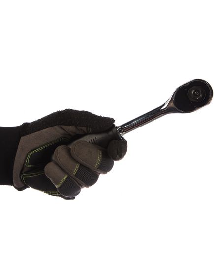 Ключ трещоточный 3/8" 200 мм с переключателем MATRIX 14013, фото , изображение 4 - Метэкс